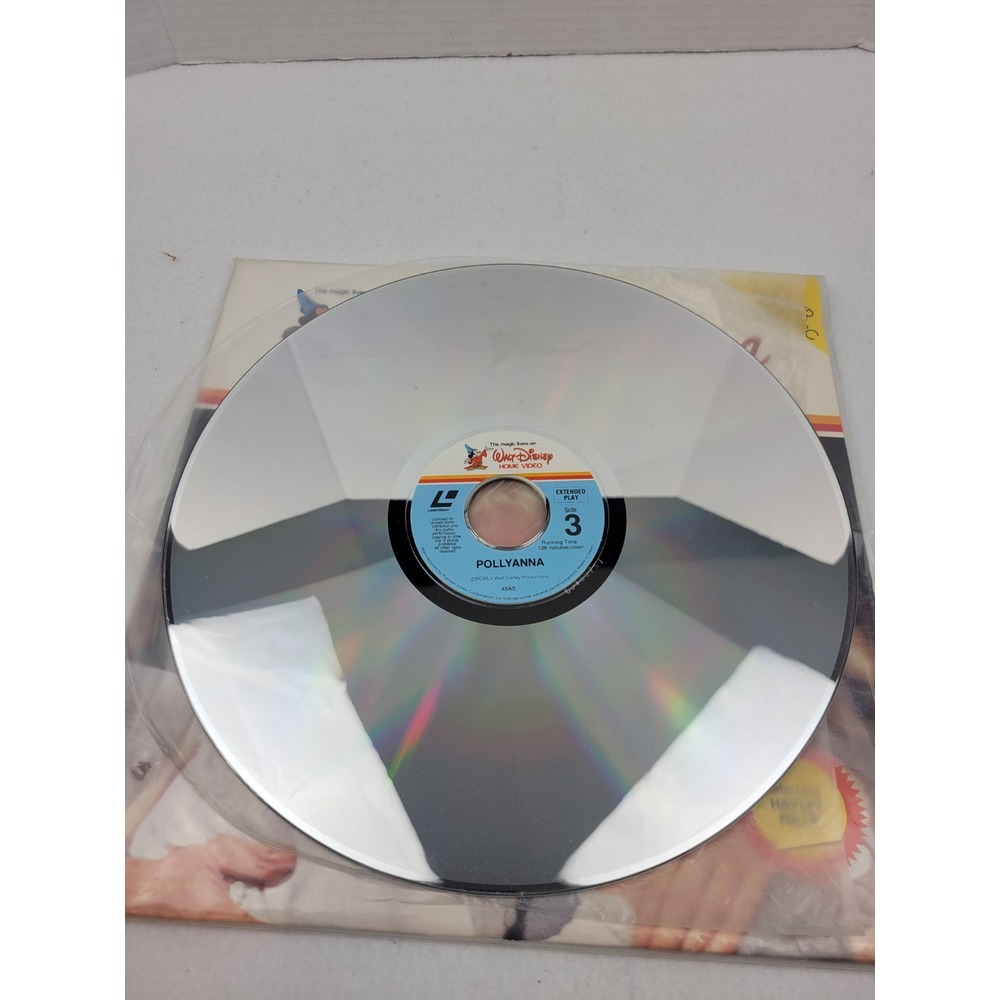 Vintage Walt Disney Home Video Pollyanna & Mary Poppins Laser‎ Videodisc Album - Picture 7 of 13